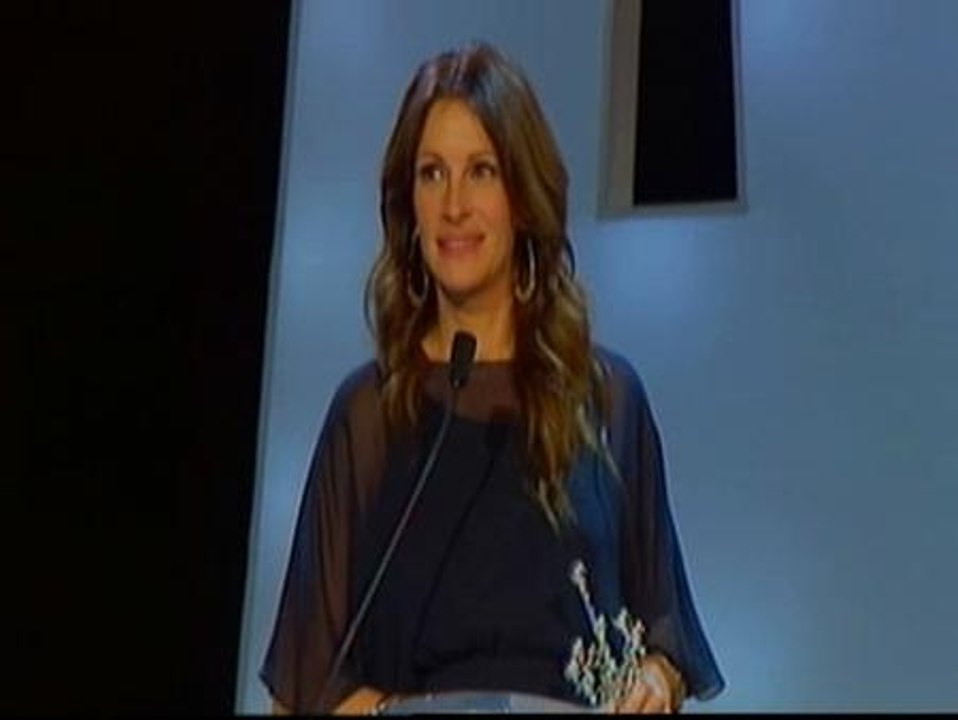 Julia Roberts recibe el Premio Donostia