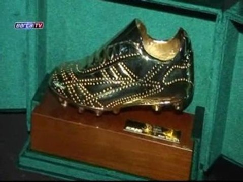 La Bota de Oro para Messi ya está en el Museo del Barça