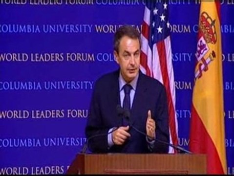 Zapatero defiende la tasa sobre transacciones financieras para financiar los Objetivos del milenio