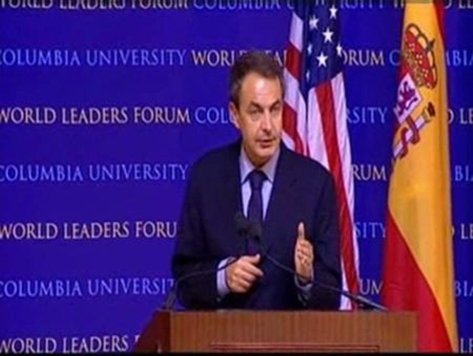 Zapatero defiende la tasa sobre transacciones financieras para financiar los Objetivos del milenio