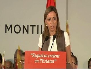 Chacón pide responsabilidad a los socialistas catalanes