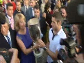 El Atlético de Madrid, de nuevo de fiesta