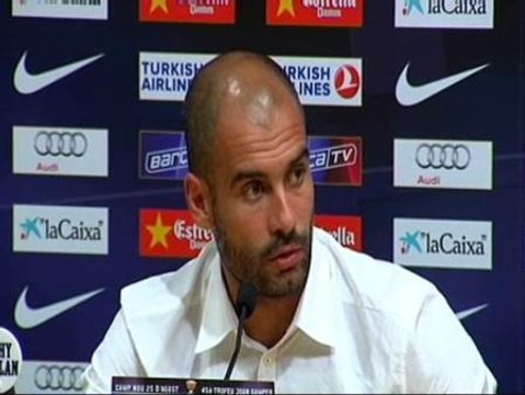 Guardiola: Soy entrenador del Barcelona, no de un jugador