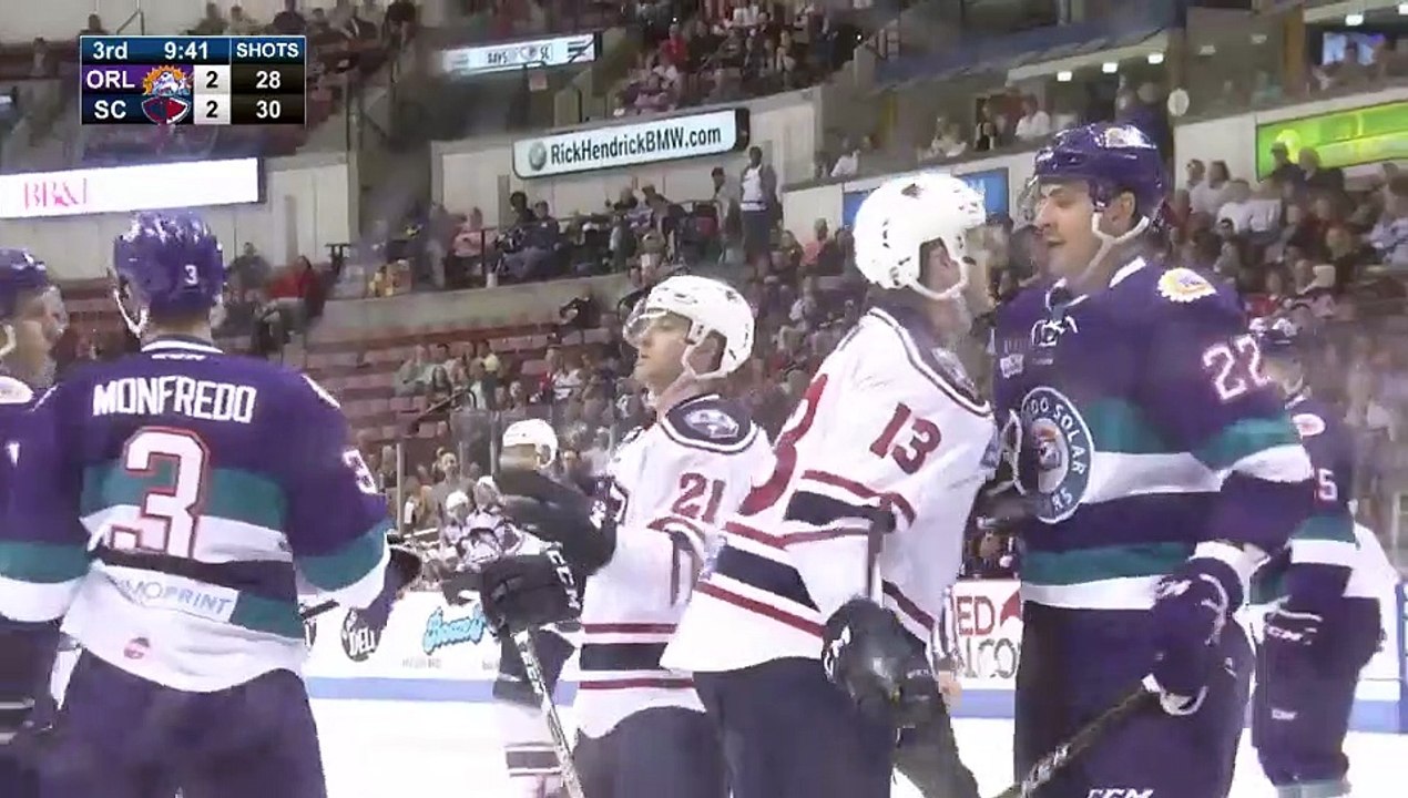 ECHL Orlando Solar Bears 3 at South Carolina Stingrays 2
