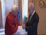 Benedicto XVI recibe al presidente de Israel