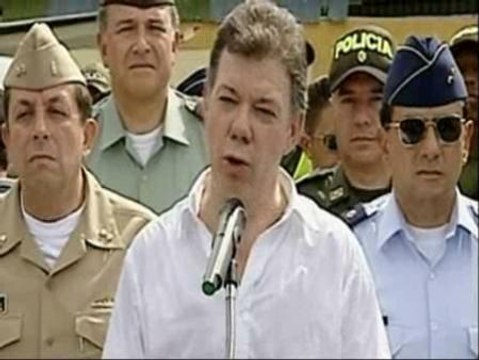 Nuevas imágenes del accidente de avión en Colombia