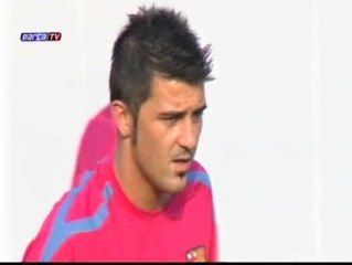 Villa confía en que el Barça esté por encima del Madrid