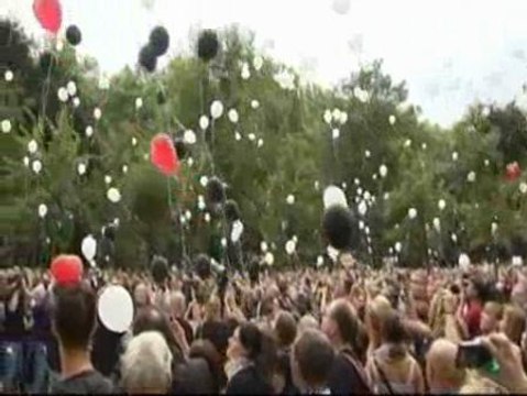 Manifestación silenciosa por las víctimas del Love Parade