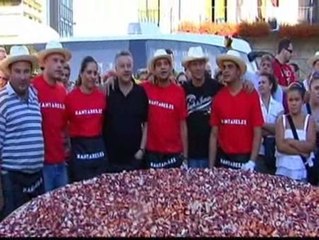 La tapa de pulpo más grande del mundo, en Galicia