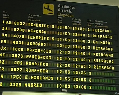 Pasajeros indignados en Manises