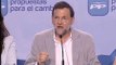 Rajoy acusa a Zapatero de jugar con el Estado como si fuera un Mecano