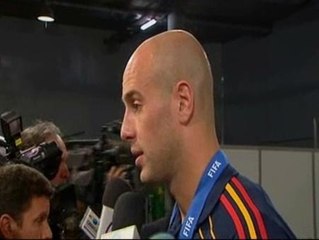 Pepe Reina asegura que perder contra Suiza hizo a España "más fuerte"