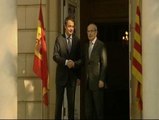 Zapatero recibe a Montilla en Moncloa