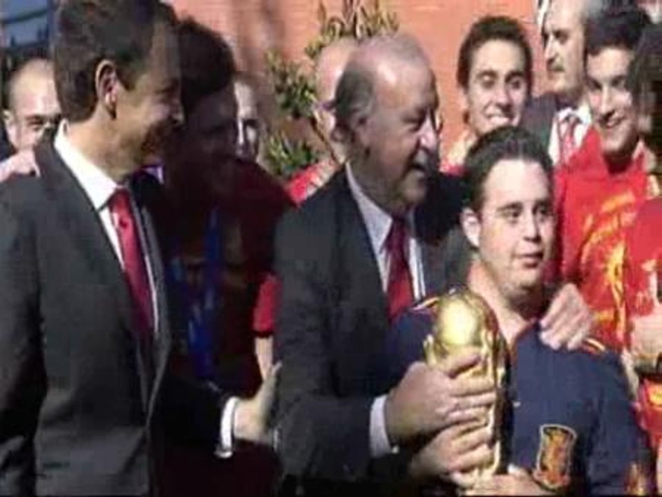 El presidente Zapatero recibe a los Campeones