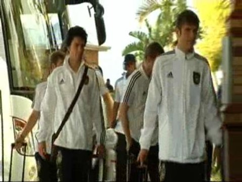 La selección alemana llega a Durban