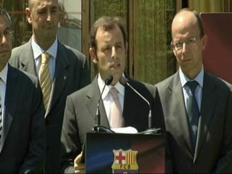 Sandro Rosell toma posesión como nuevo presidente del Barcelona
