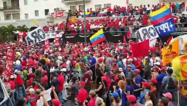 Venezuela’da hükümete destek gösterisi - CARACAS