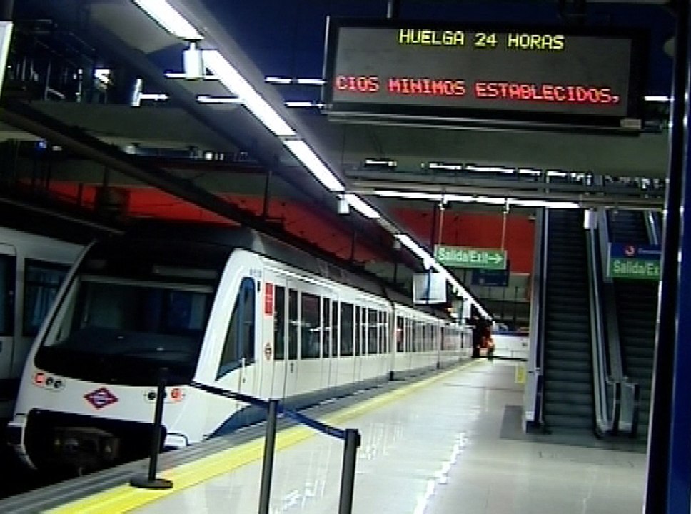 Los trabajadore de Metro respetarán los servicios mínimos