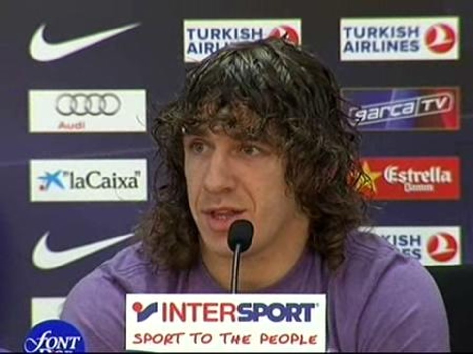 Puyol: "Es uno de los mejores partidos de todos los que he podido jugar"