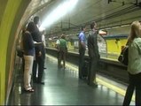 La huelga de metro provoca menos caos del esperado