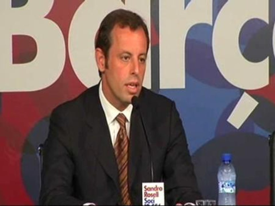 Sandro Rosell, presidente azulgrana por goleada