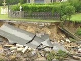 Las fuertes lluvias dejan numerosos destrozos en Asturias