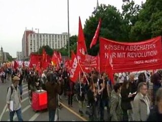 Alemania se manifiesta contra el paquete ahorro de Merkel