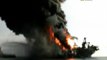 Espectaculares imágenes del momento de la explosión de la plataforma de BP