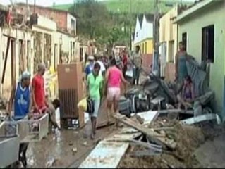 El nordeste de Brasil, bajo el agua