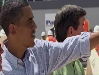 Download Video: Obama supervisa in situ los trabajos de limpieza en el Golfo de México después de casi dos meses de vertido