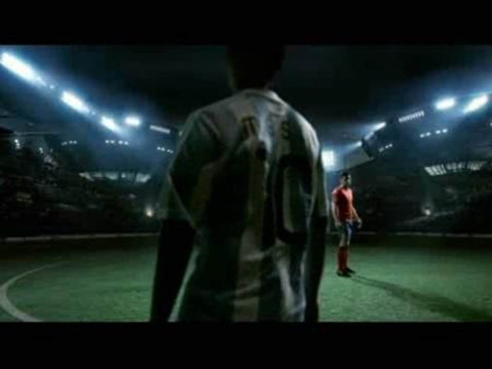 Messi y Villa ya participan juntos en un anuncio