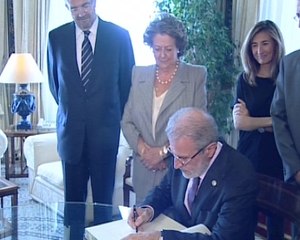 Apoyo popular al presidente valenciano