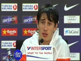 "Sería un privilegio jugar con Villa"