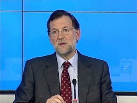Rajoy: Al señor Rodríguez Zapatero en Europa le han cantado las 40
