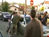 Los etarras detenidos en bayona son conducidos a dependencias policiales