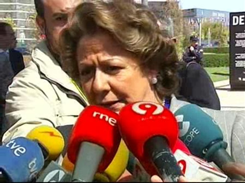 Barberá critica el "desprecio" del Gobierno a Camps en los actos Mujeres por un Mundo Mejor