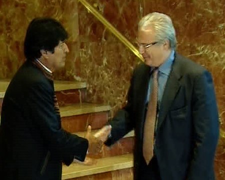Evo Morales se reúne con Baltasar Garzón