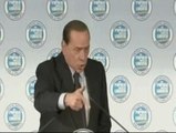 Berlusconi y Fini escenifican su ruptura en directo