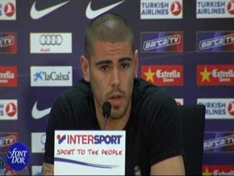 Valdés: "Deseamos que el Camp Nou viva otra noche mágica de Europa"