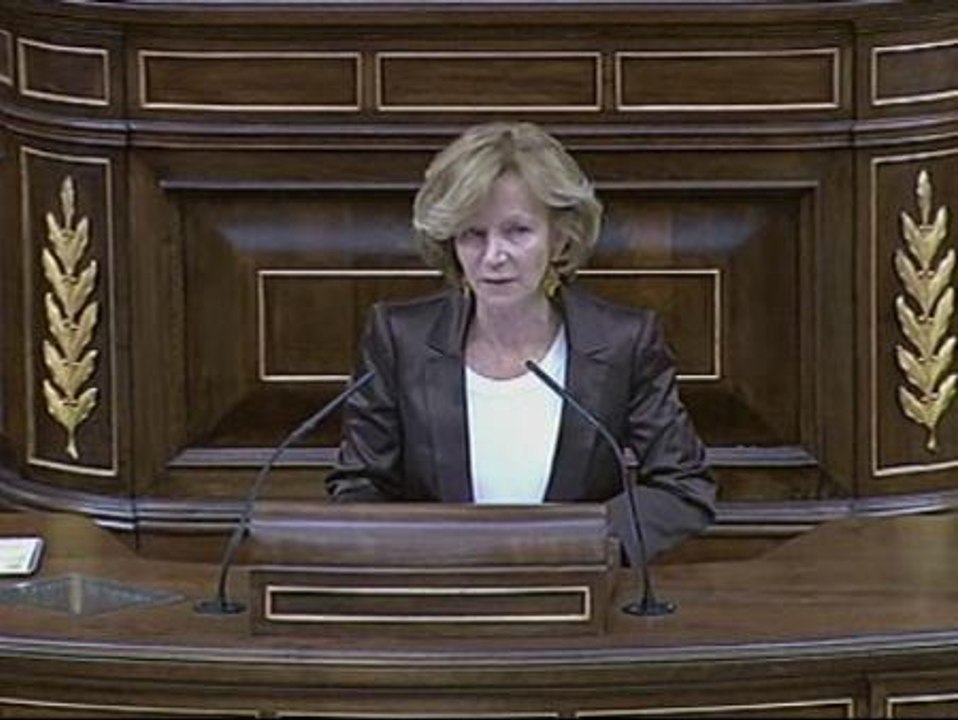 Salgado califica de "buen resultado" las medidas anticrisis presentadas en el Congreso