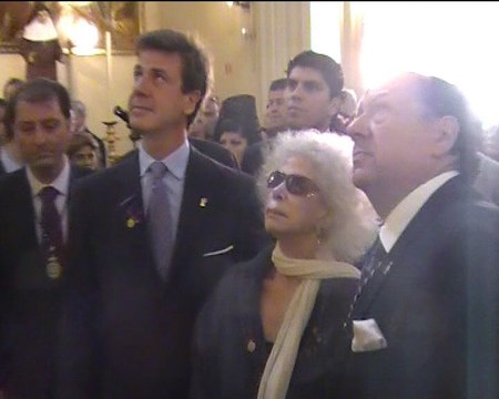 La duquesa de Alba en la Semana Santa sevillana