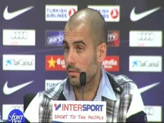 Guardiola:"Andrés está muy triste"