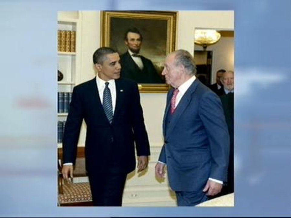 El rey visita a Obama en la Casa Blanca