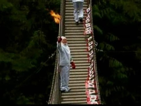 La antorcha olímpica se acerca al estadio de Vancouver