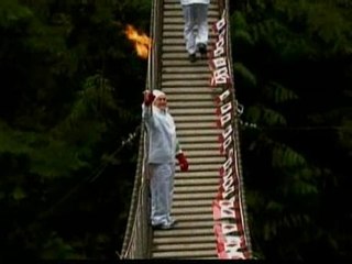La antorcha olímpica se acerca al estadio de Vancouver