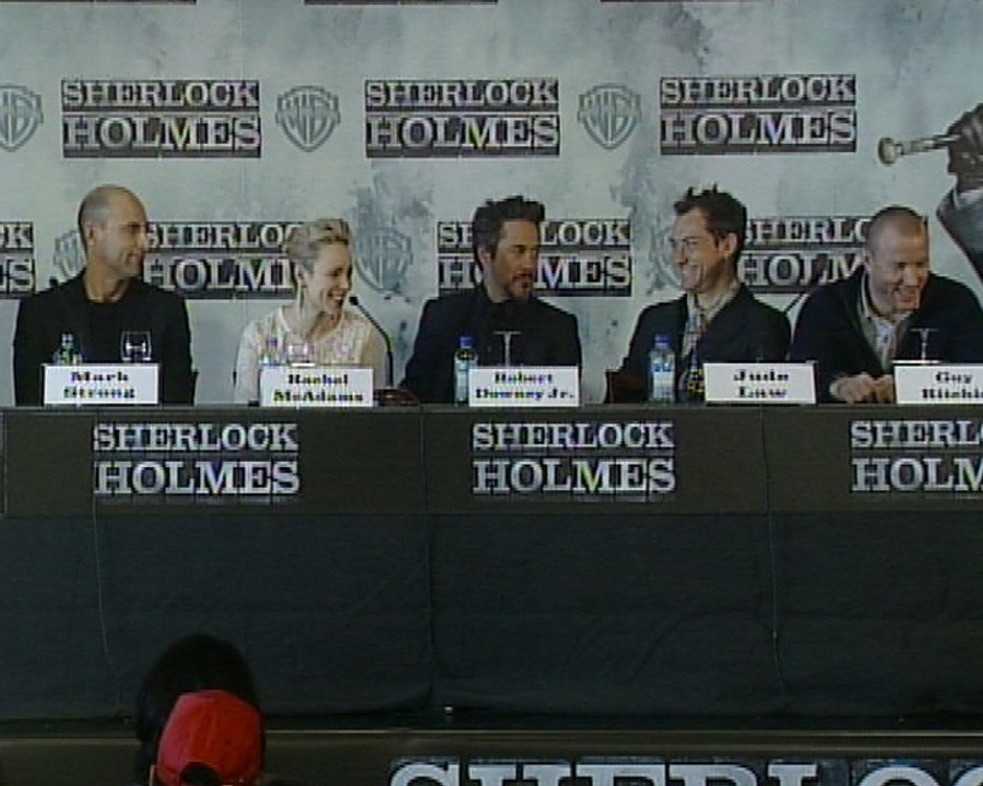 Presentan la película de Sherlock Holmes