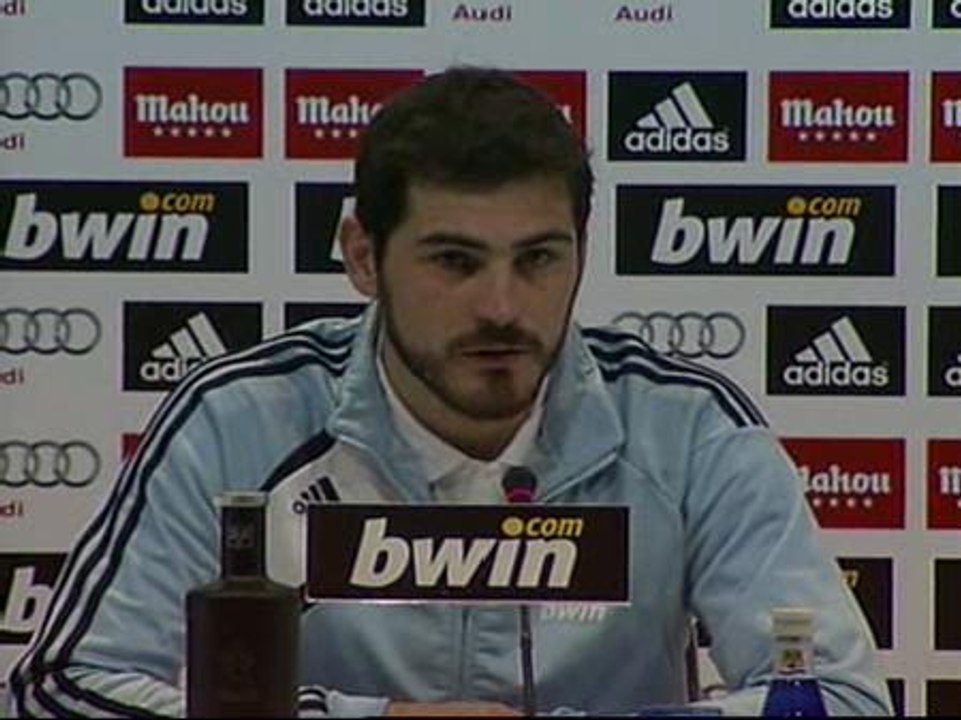 Casillas lamenta la "mala suerte" del equipo con las lesiones