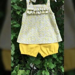 Beautiful umbrella cut new design- baby frocks