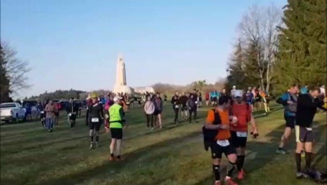 Trail des Tranchées de Verdun : ambiance au départ du 32 km