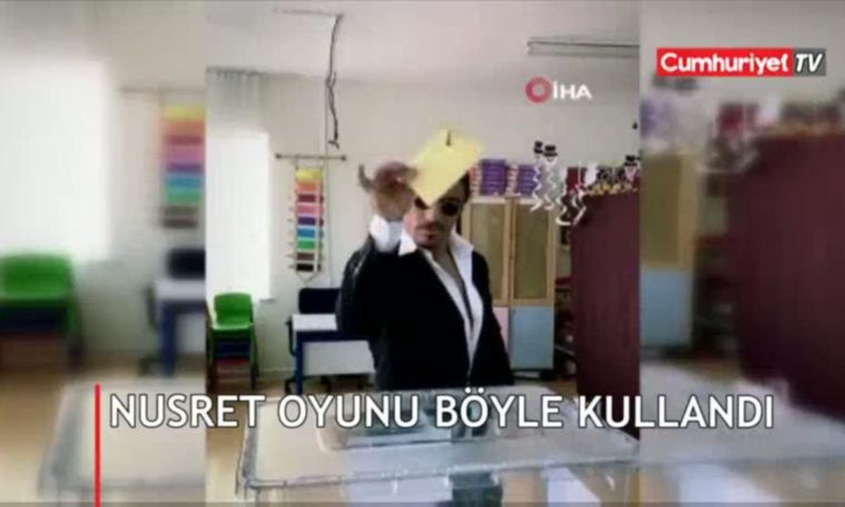 Nusret oyunu meşhur hareketiyle kullandı